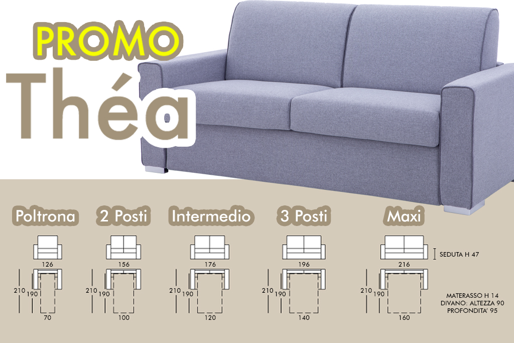 Thea Divani Letto
