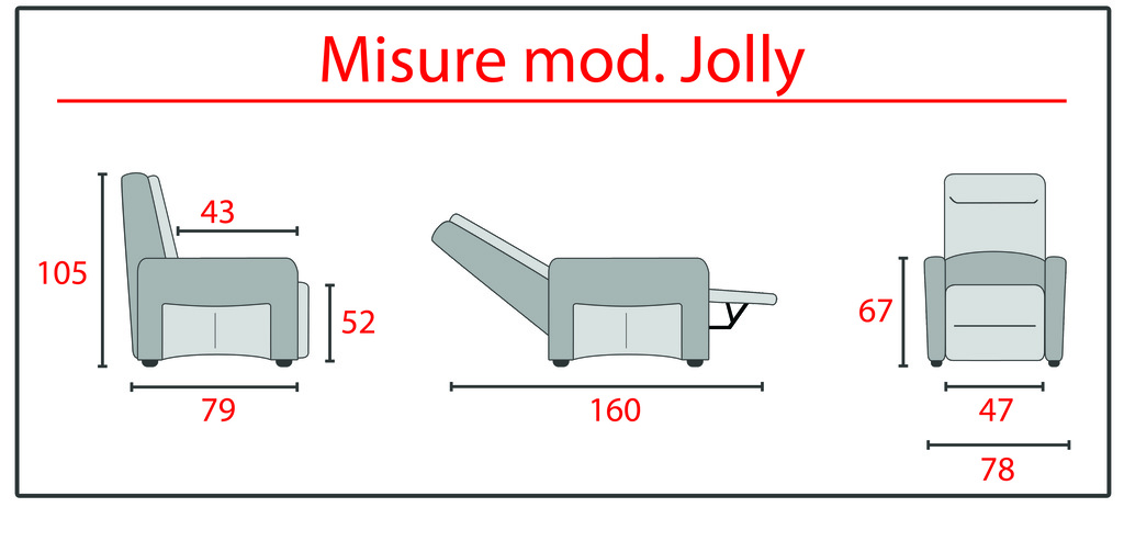 Jolly Poltrone relax/alzanti