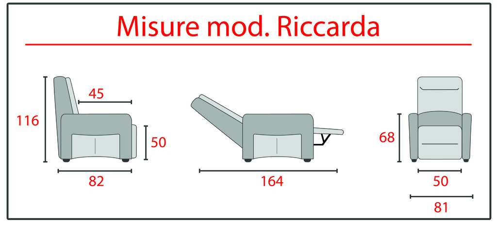 Riccarda Poltrone relax/alzanti